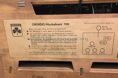 Musikschrank 7010; Grundig Radio- (ID = 2719275) Radio