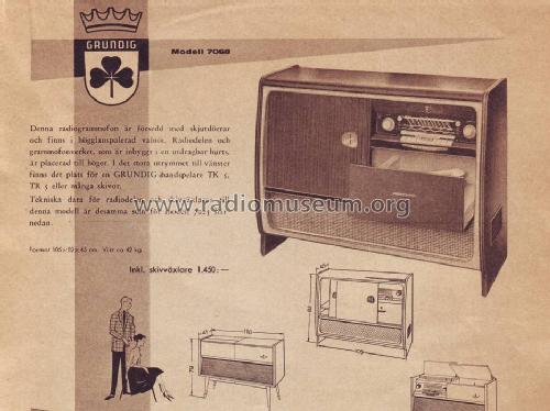 Musikschrank 7068; Grundig Radio- (ID = 1656315) Radio