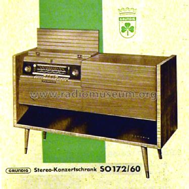 Musikschrank SO172/60; Grundig Radio- (ID = 491585) Radio