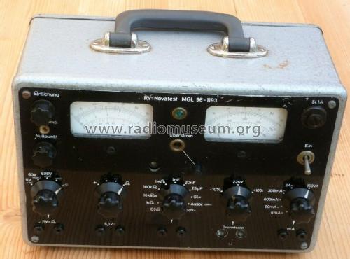 RV-Novatest MGL96-1193; Grundig Radio- (ID = 2449082) Equipment