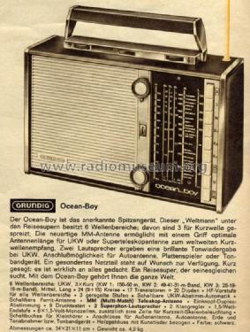 Ocean-Boy 204; Grundig Radio- (ID = 1098336) Radio