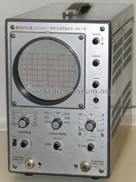 Oszillograph G8/13 51; Grundig Radio- (ID = 876056) Ausrüstung