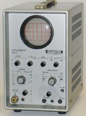 Oszillograph W4/7; Grundig Radio- (ID = 1071106) Equipment