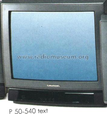 P 50-540 text; Grundig Radio- (ID = 2091842) Television