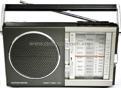 Party-Boy 110; Grundig Radio- (ID = 1308040) Radio