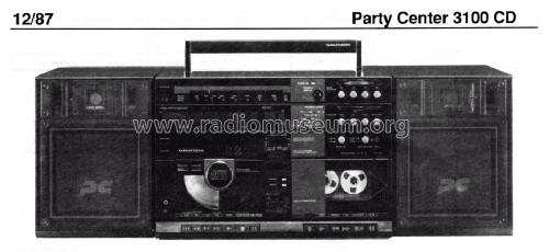 Party Center 3100 CD; Grundig Radio- (ID = 1378077) Radio