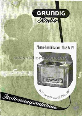 Phono 1042W-Ph; Grundig Radio- (ID = 167082) Radio