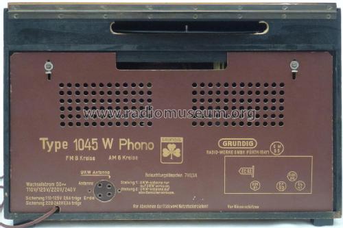 Phono 1045W-Ph; Grundig Radio- (ID = 1706176) Radio