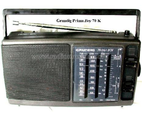 Prima-Boy 70K; Grundig Radio- (ID = 49049) Radio