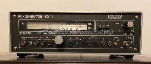 RC-Generator TG41; Grundig Radio- (ID = 2768922) Ausrüstung