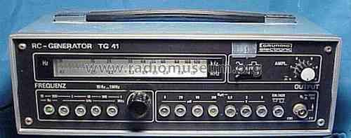 RC-Generator TG41; Grundig Radio- (ID = 459229) Ausrüstung