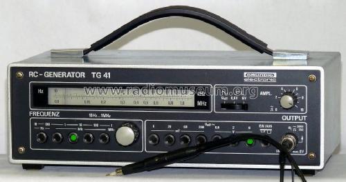 RC-Generator TG41; Grundig Radio- (ID = 662196) Ausrüstung