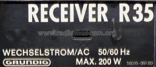 Receiver R35; Grundig Radio- (ID = 1736609) Radio