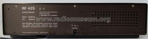 RF425; Grundig Radio- (ID = 1163096) Radio