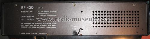 RF425; Grundig Radio- (ID = 1374295) Radio