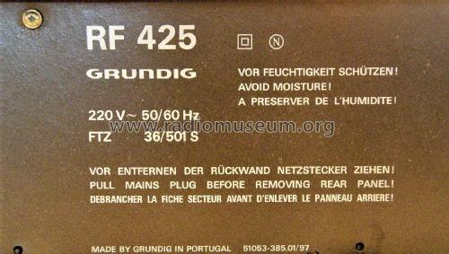 RF425; Grundig Radio- (ID = 2208848) Radio