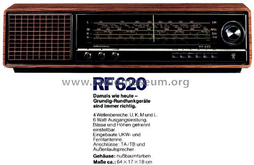 RF620 Ch= RC202; Grundig Radio- (ID = 2628696) Radio