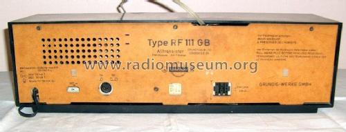 RF111 GB Ch= CS111 GB; Grundig Radio- (ID = 741676) Radio