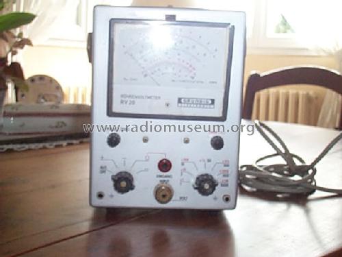 Röhrenvoltmeter RV20; Grundig Radio- (ID = 316937) Equipment