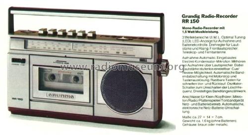 RR150; Grundig Radio- (ID = 496845) Radio