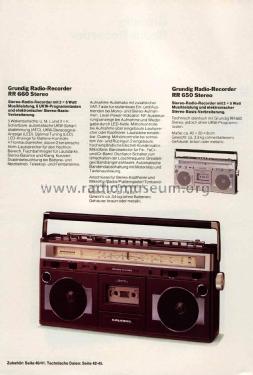 RR650 Stereo; Grundig Radio- (ID = 2106905) Radio