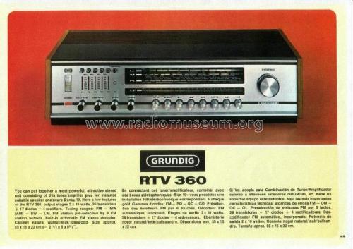 RTV360 Ch= CS360; Grundig Radio- (ID = 90673) Radio