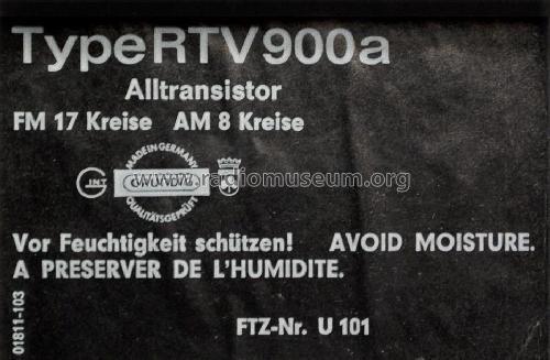 RTV900 HiFi; Grundig Radio- (ID = 2291269) Radio