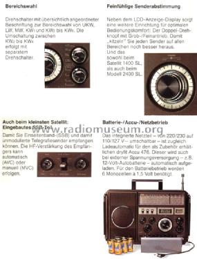 Satellit Professional 1400 SL; Grundig Radio- (ID = 798690) Radio