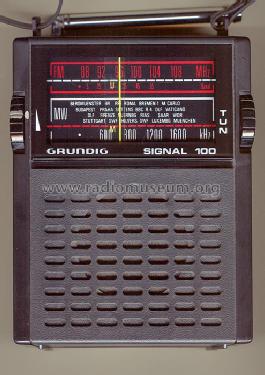 Signal 100; Grundig Radio- (ID = 479888) Radio