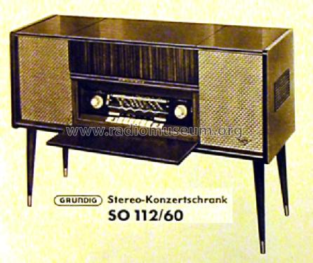 Stereo-Konzertschrank SO112/60; Grundig Radio- (ID = 491569) Radio