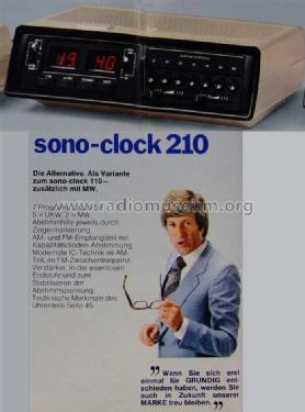 sono-clock 210; Grundig Radio- (ID = 797228) Radio