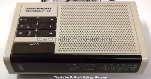 Sono Clock 26; Grundig Radio- (ID = 717890) Radio