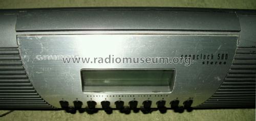 sonoclock 500 Stereo; Grundig Radio- (ID = 1136354) Radio