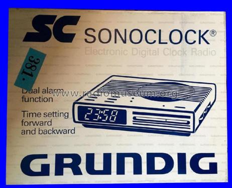 Sonoclock 37; Grundig Radio- (ID = 2012144) Radio