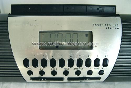 sonoclock 500 Stereo; Grundig Radio- (ID = 1955906) Radio