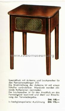 Spezial-Fernsehtisch FS-Tisch; Grundig Radio- (ID = 1109587) Misc