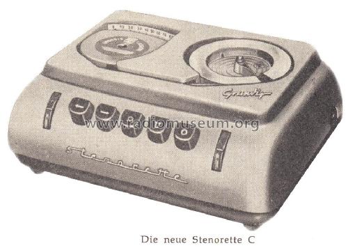 Stenorette C; Grundig Radio- (ID = 2038960) Enrég.-R