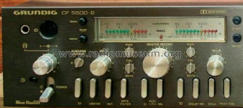 Stereo Cassette Deck CF 5500-2; Grundig Radio- (ID = 1192663) Ton-Bild