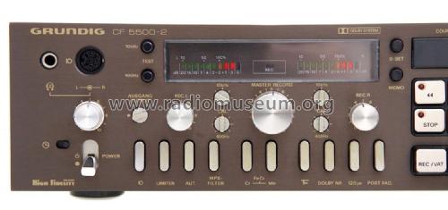 Stereo Cassette Deck CF 5500-2; Grundig Radio- (ID = 2364057) Ton-Bild