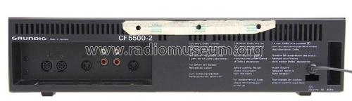 Stereo Cassette Deck CF 5500-2; Grundig Radio- (ID = 2364059) Ton-Bild