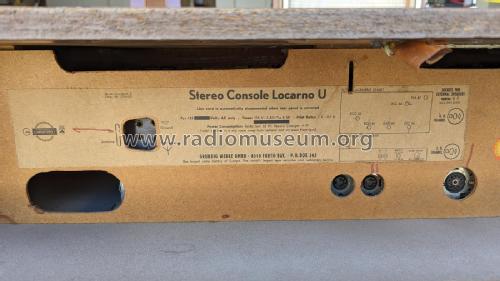 Stereo Console Locarno U; Grundig Radio- (ID = 3022460) Radio