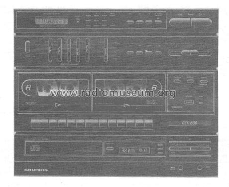 Stereo HiFi System CCD 600; Grundig Radio- (ID = 2169138) Radio