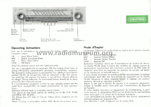 Stereo-Konzertschrank KS490; Grundig Radio- (ID = 2822339) Radio