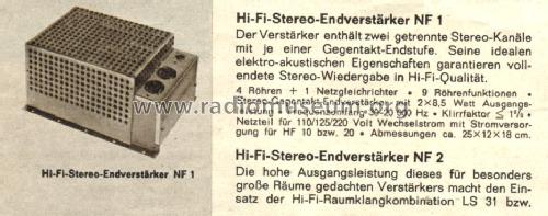 Stereo-Konzertschrank KS60A Ch=HF10/NF1; Grundig Radio- (ID = 1101611) Radio