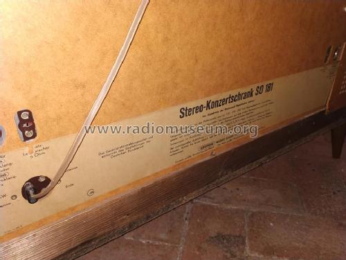 Stereo-Konzertschrank SO181; Grundig Radio- (ID = 2479583) Radio