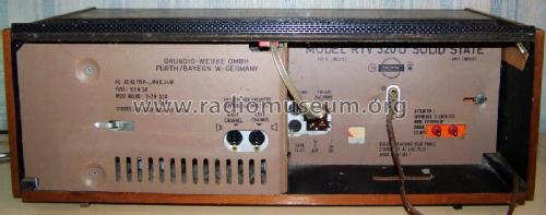 Stereo Receiver RTV320U Ch= CS250U+NF200U; Grundig Radio- (ID = 3038102) Radio