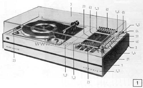 Studio 2000D HiFi; Grundig Radio- (ID = 1180067) Radio