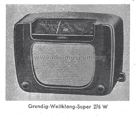 Super 276W; Grundig Radio- (ID = 983746) Radio