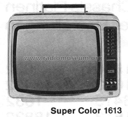 Super Color 1613; Grundig Radio- (ID = 2083469) Television