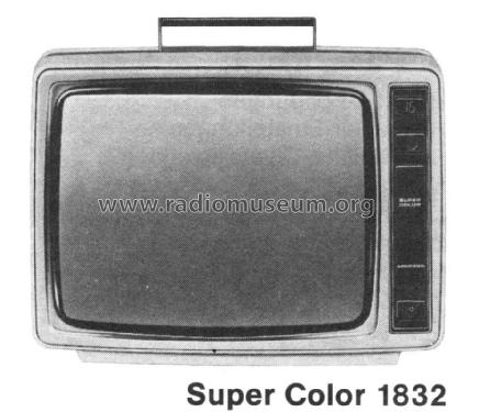 Super Color 1832; Grundig Radio- (ID = 707301) Television